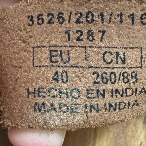 Zara Wooden Leather Strap Sandals Size 40 or 9 - Picture 5 of 6